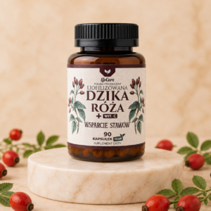 suplement diety liofilizowana dzika róża 90 kapsułek