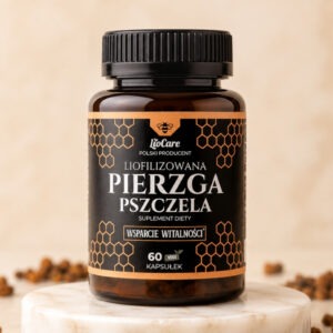 Liofilizowana pierzga pszczela 60 kapsułek marki LioCare
